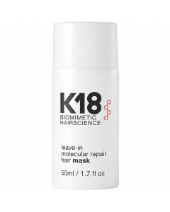 K18 Leave In Molecular Repair Hair Mask Restores damaged hair in just 4 minutes 50 ml