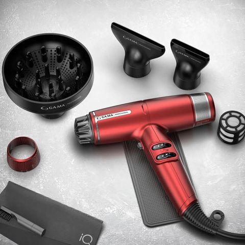 GA.MA - iQ Lite Hairdryer - Red