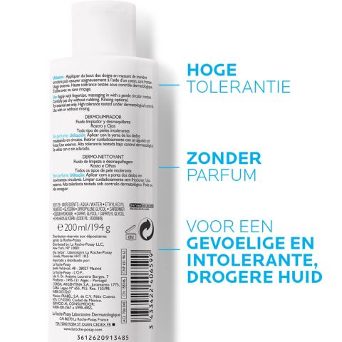 La Roche-Posay - Toleriane Cleansing lotion - 200 ml