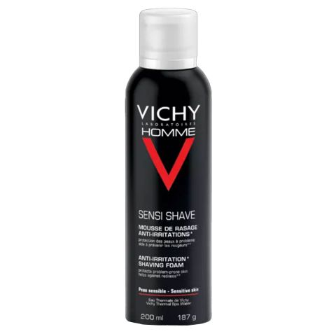 Vichy - Homme Anti-Irritation Shaving Foam Shaving Foam for Sensitive Scalp - 200 ml