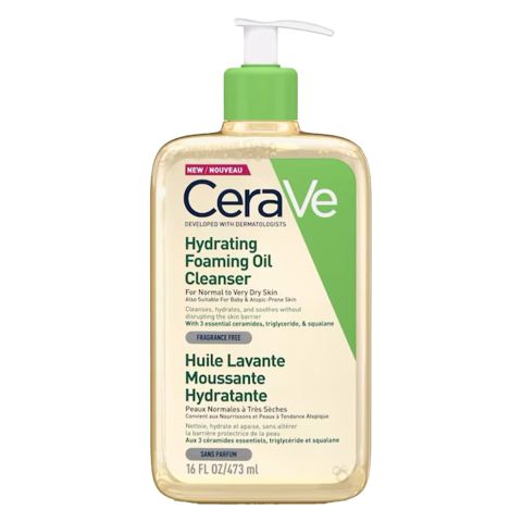 CeraVe Hydrating Foaming Oil Cleanser - 473 ml