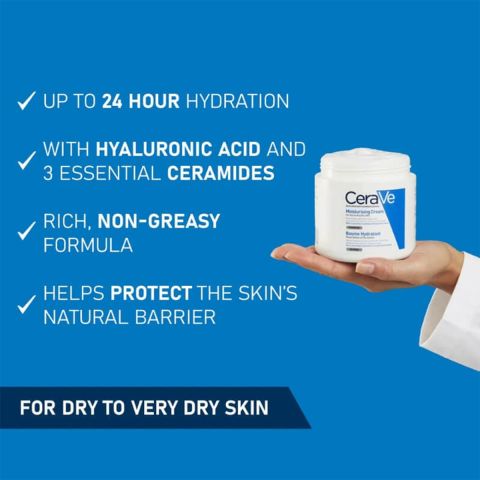 CeraVe Moisturizing Cream - for Dry to Very Dry Skin - 340g