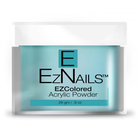EzNails - Acrylic - Acrylic Pastel Colored Powders - Tidal Teal - 28 gr.