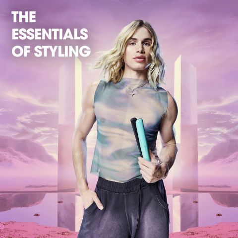 ghd - Gold Straightener - Blue - Futurescape Collection