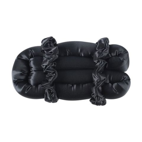 Beauty Pillow Luxury Silk Heatless Curls Black