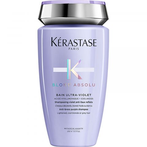 Kérastase - Blond Absolu Bain Ultra-Violet Purple Shampoo Anti-Gold Tint - Bleached, Blended or Gray Blonde Hair