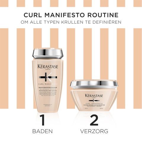 Kérastase - Curl Manifesto Gift Set Duo Limited Edition Shampoo 250 ml & Mask 200 ml for Any Type of Curly Hair 