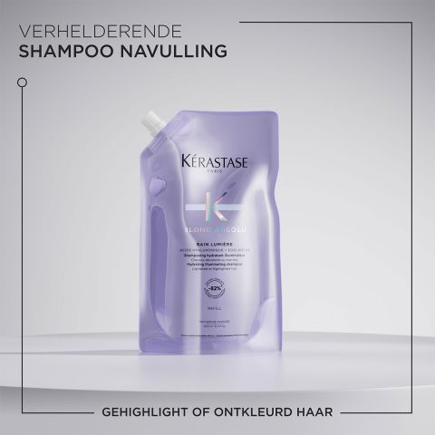 Kérastase - Blond Absolu Bain Lumiére Shampoo 500 ml + Refill Shampoo 500 ml - Kit for Bleached Hair