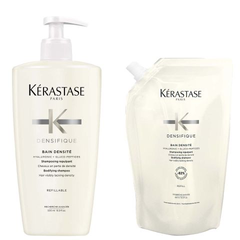 Kérastase - Densifique Bain Densité Shampoo 500 ml + Refill Shampoo 500 ml - Kit for Fuller Hair