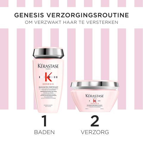 Kérastase - Genesis Gift Set Duo Limited Edition Shampoo 250 ml & Mask 200 ml for Weakened and Dry Hair