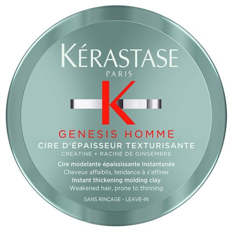 Kérastase - Genesis Homme Cire d'Épaisseur Texturisante Shaping Clay for Weakened Hair - 75 ml