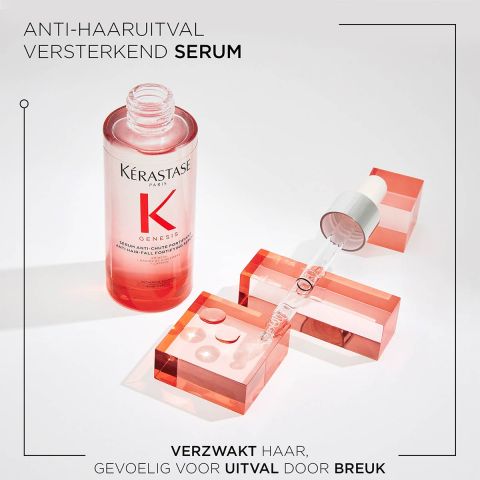 Kérastase - Genesis Sérum Anti-Chute Fortifiant Serum Strengthens & Reduces Hair Breakage and Combats Hair Loss - 90 ml