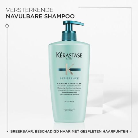 Kérastase - Résistance Bain Force Architecte Restorative Shampoo for Damaged Hair - 500 ml