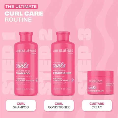 Lee Stafford - For The Love Of Curls - Vegan Custard Cream for Curls - 125 ml