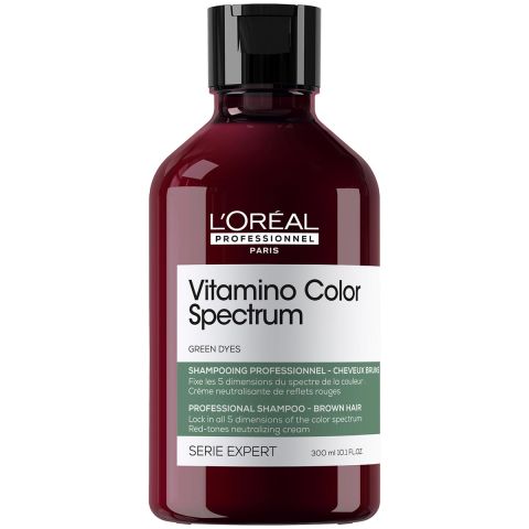 L'Oréal Professionnel - Vitamino Color Spectrum Green Shampoo Neutralizes Red Undertones - 300 ml