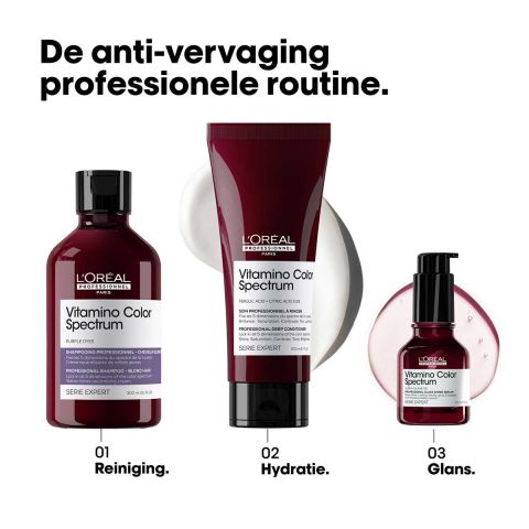 L'Oréal Professionnel - Vitamino Color Spectrum Purple Shampoo Neutralizes Yellow Undertones - 300 ml
