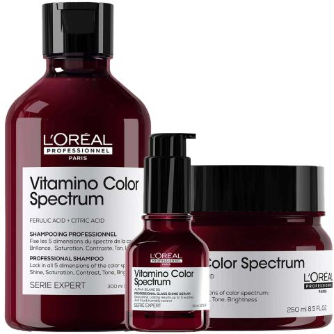 L'Oréal Professionnel - Vitamino Color Spectrum Shampoo + Mask + Serum - Kit for Colored Hair