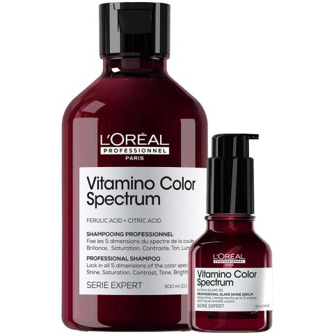 L'Oréal Professionnel - Vitamino Color Spectrum Shampoo + Serum - Kit for Colored Hair
