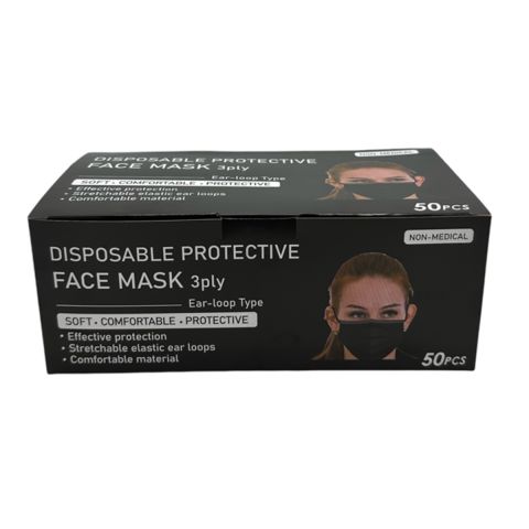 Nail Perfect - Mouth caps Black- 50 Pieces