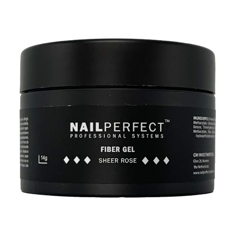 Nail Perfect - Fiber Gel - Sheer Rose - 14gr