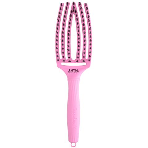 Olivia Garden Fingerbrush Boar&Nylon Pink Tokyo