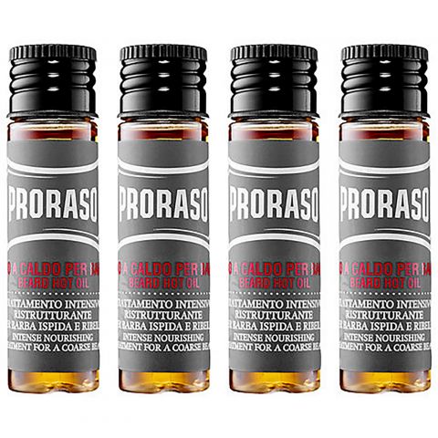 Proraso - Beard Hot Oil - 4x17 ml