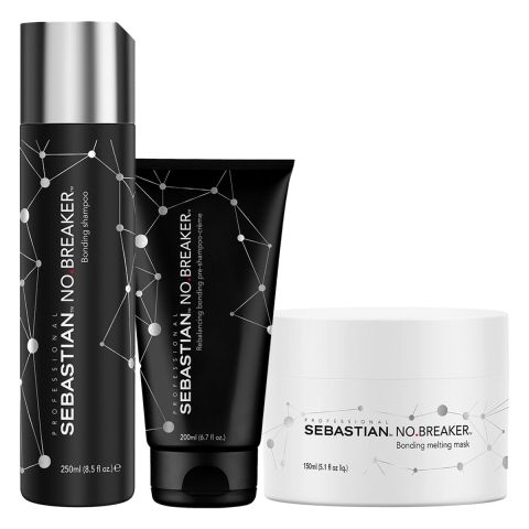 Sebastian Professional - NO.BREAKER pre-shampoo, shampoo & hair mask Kit