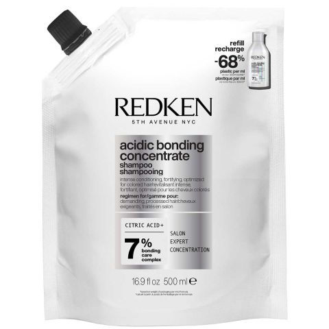 Redken - Acidic Bonding Concentrate Shampoo Refill Restores and Protects Damaged and Demanding Hair - 500 ml
