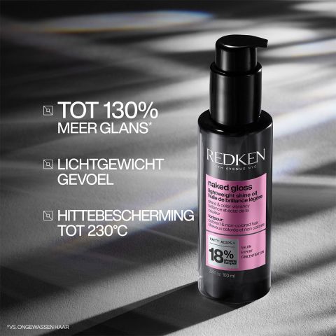 Redken - Acidic Color Gloss Shampoo + Conditioner + Leave-in Treatment + Shine Oil Kit - for color-treated hair