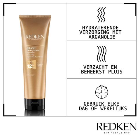 Redken - All Soft Heavy Cream Hair Mask for coarse and dry hair - 250 ml