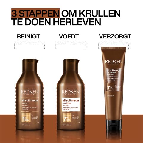Redken - All Soft Mega Curls Hydramelt Leave-in for Frizzy and Curly Hair - 150 ml