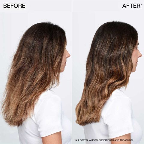 Redken - All Soft Shampoo 300 ml + Refill 500 ml + Conditioner 300 ml -. Kit