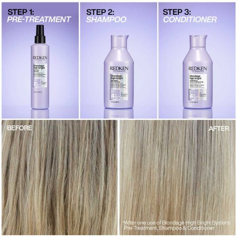 Redken - Blondage High Bright Shampoo for Blonde Hair - 300 ml 