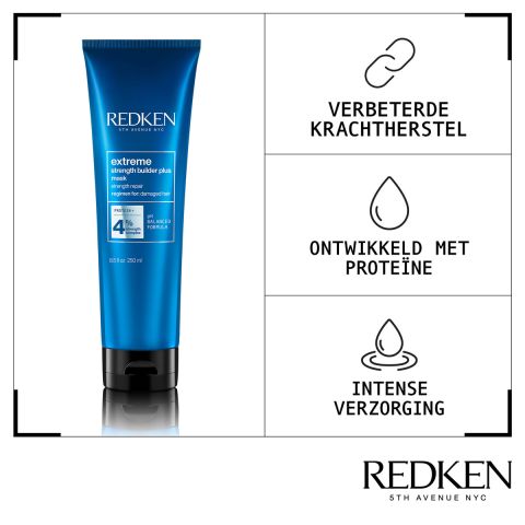 Redken - Extreme Strength Builder Plus Mask Strengthening Mask for Damaged Hair - 250 ml