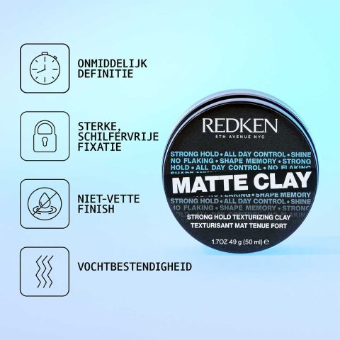 Redken - Texturize Matte Clay Powerful Hair Clay - 75 ml