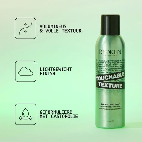 Redken - Touchable Texture Volume Hair Mousse - 200 ml