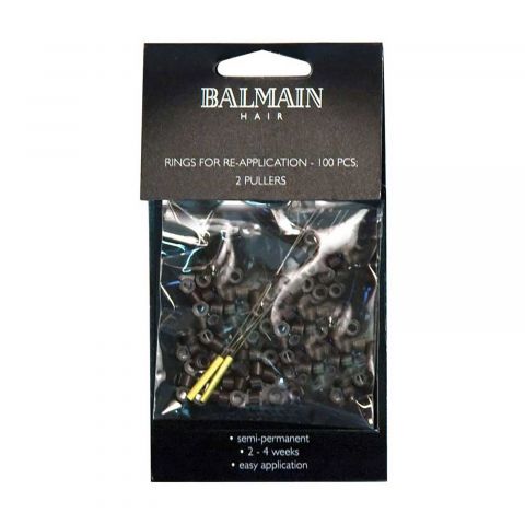 Balmain - DoubleHair - Length & Volume Fixing Rings - 100 Pieces - Brown