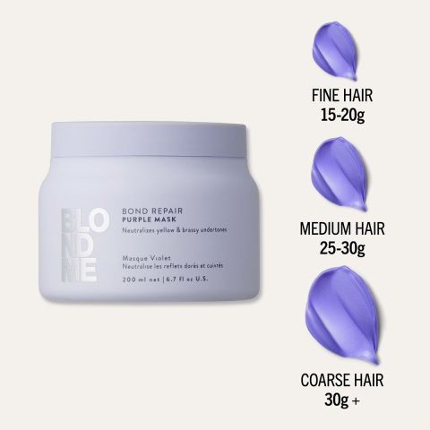 Schwarzkopf - Blond Me - Repair Purple Mask
