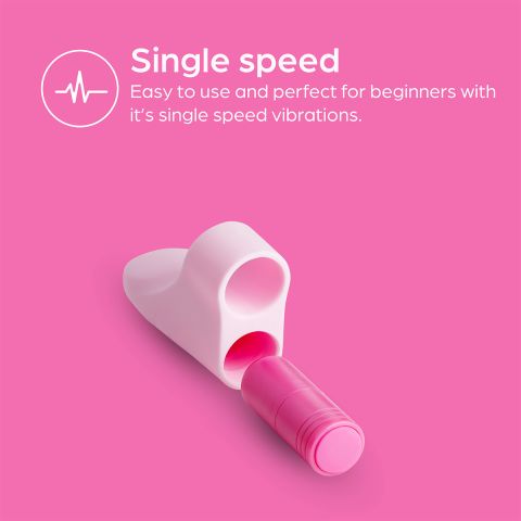 So Divine - Self Pleasure Finger Vibrator - Pink