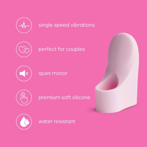 So Divine - Self Pleasure Finger Vibrator - Pink