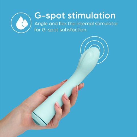 So Divine - Self Pleasure Rechargeable G-Spot Vibrator - Blue