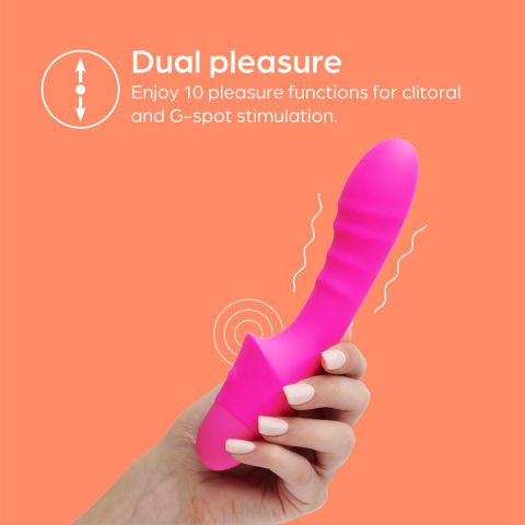 So Divine - Pash Ribbed Vibrator - Pink