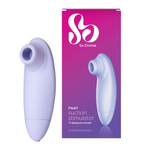 So Divine - Pearl Air Pressure Vibrator - Purple