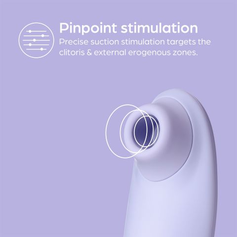 So Divine - Pearl Air Pressure Vibrator - Purple