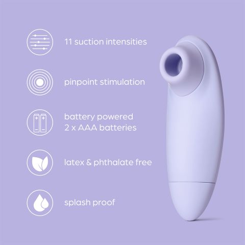 So Divine - Pearl Air Pressure Vibrator - Purple