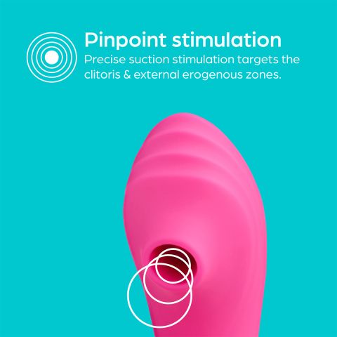 So Divine - Pearl Vibe G-Spot Air Pressure Viberator - Rose