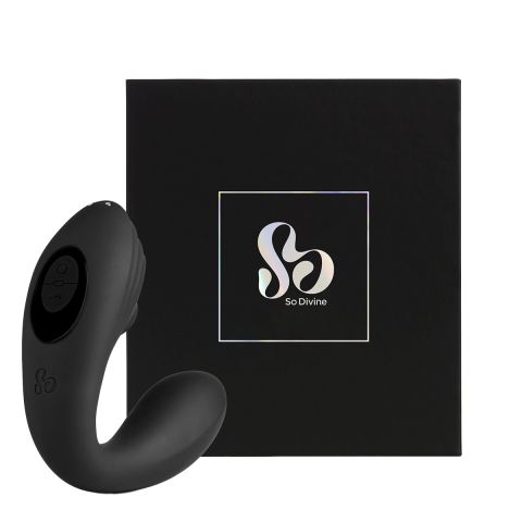So Divine - Pearl Vibe G-Spot Air Pressure Vibrator - Black