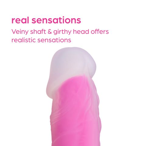 So Divine - Glorious Real Skin Feel Dildo - Pink