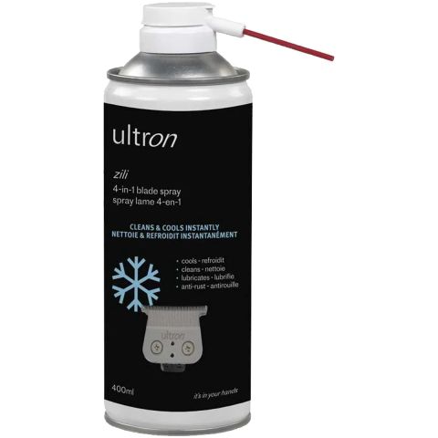 Ultron - 4-in-1 Cooling Spray Clipper Blades - 400 ml