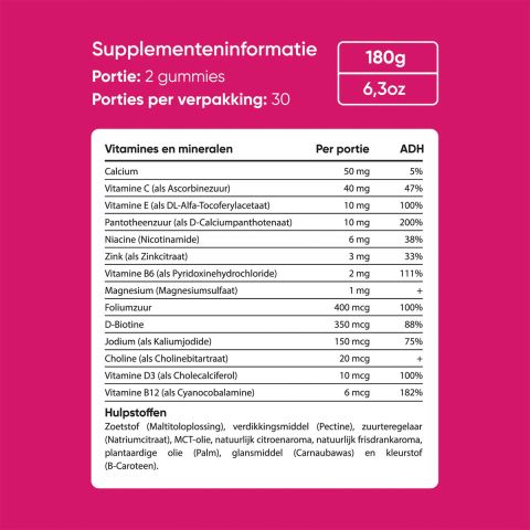 Veganboost - Hair Vitamin Mommy - 60 pieces. 